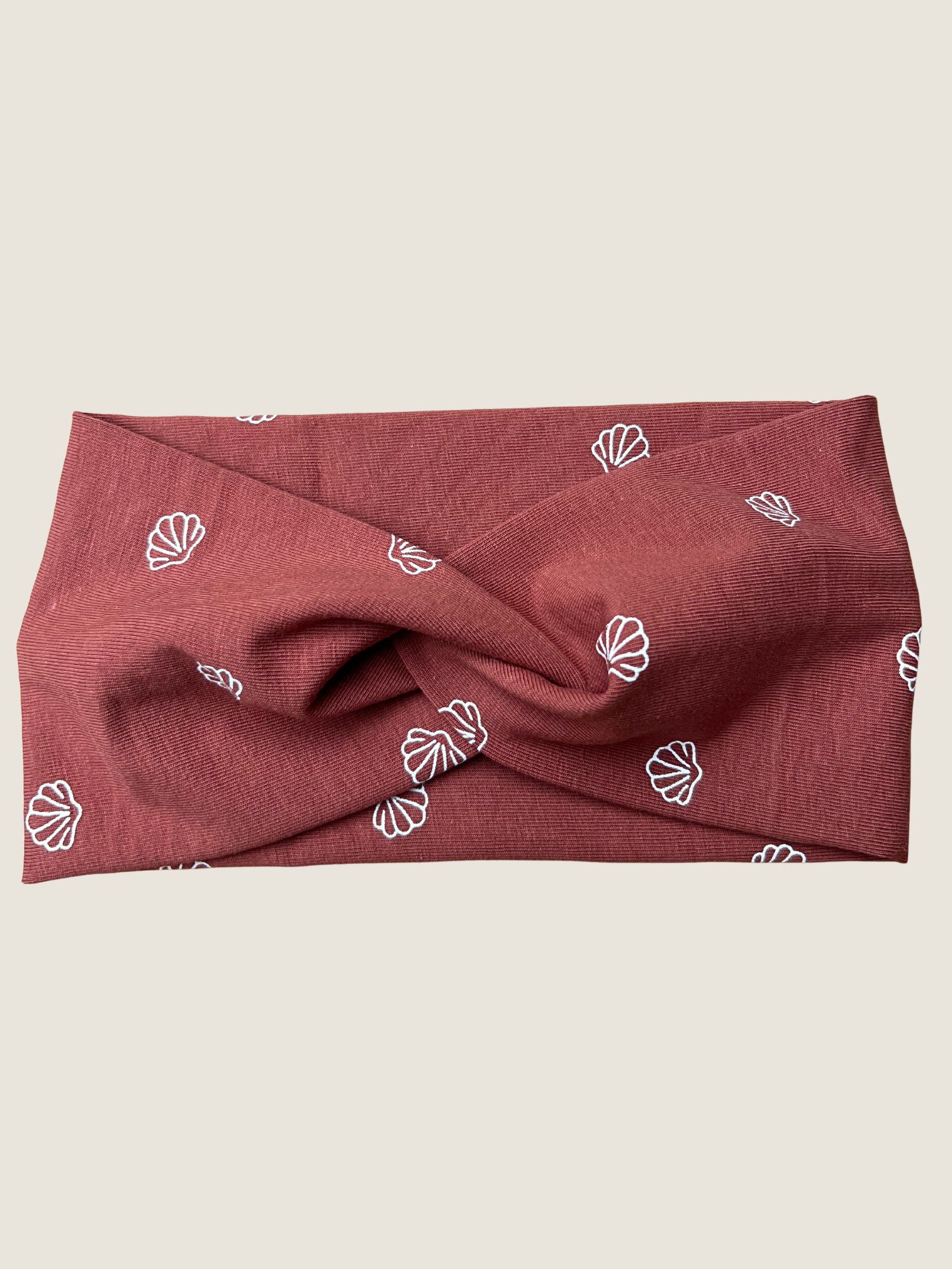 Muschel-Stirnband aus Baumwolle