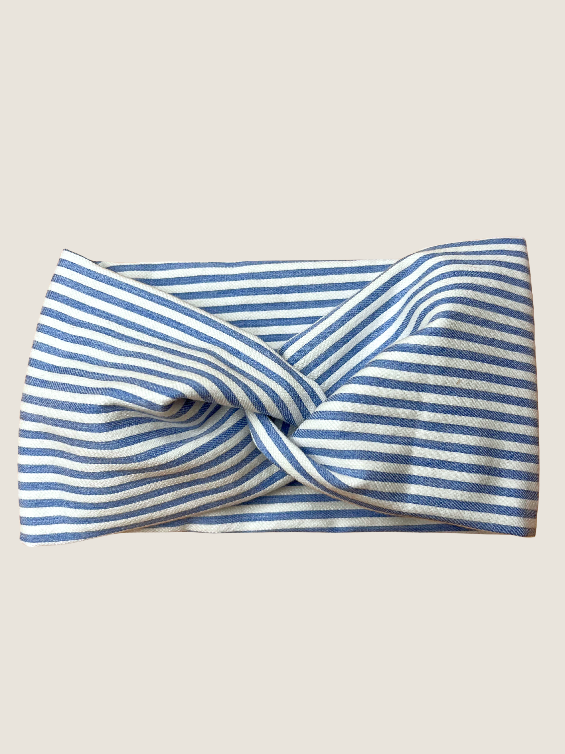 Gestreiftes Stirnband aus Baumwolle