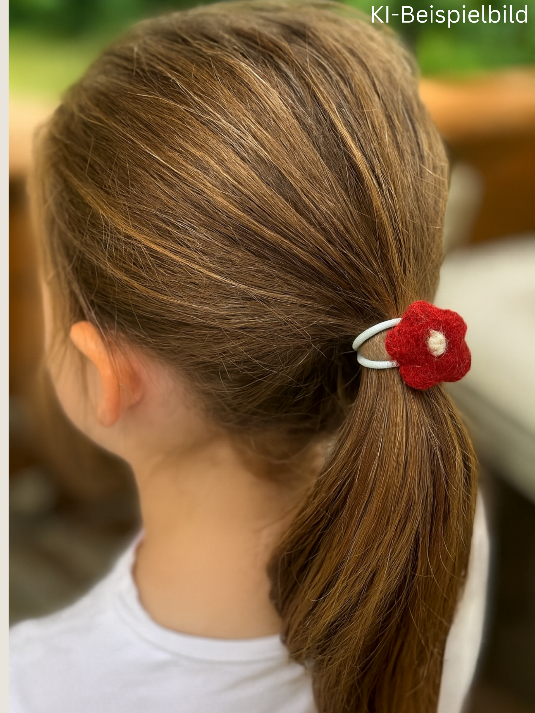 Kinder-Haargummisets aus Filz